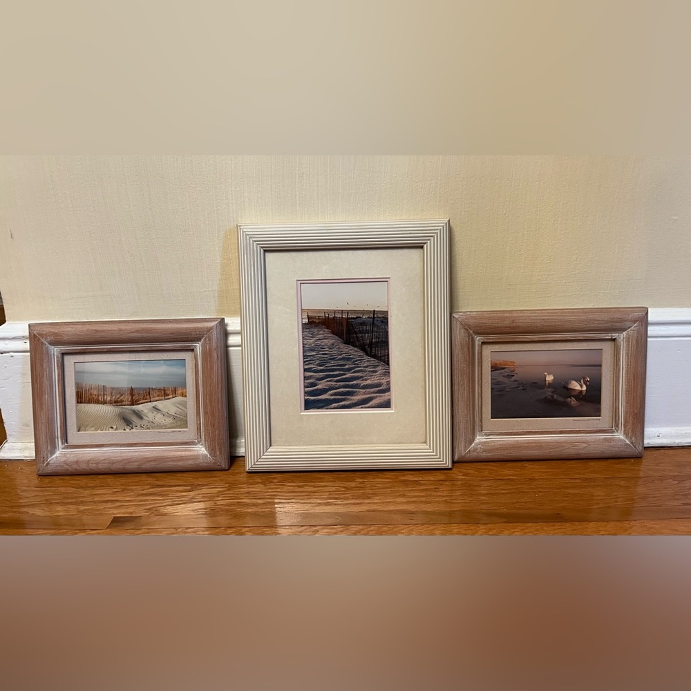 3 Framed Photos
